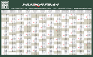 Calendario Nuova Fima Italia